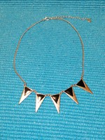 Clari's gold - black necklace (231)