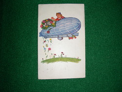 Zeppelines postcard