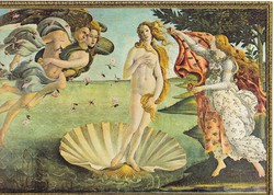 Postcard / painting by sandro botticelli