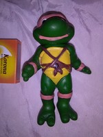 Retro teen ninja rubber toy figure