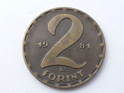 Magyarország 2 Forint 1981 érme - Magyar Bélás 2 Ft, kétforintos 1981 pénzérme