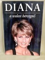 Diana a walesi hercegnő könyv, gazdagon illisztrált könyv, album (nagy)