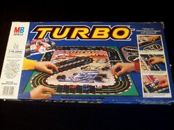 Régi Turbo autós társasjáték német nyelvű játékszabály