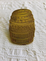 Brass, advertising paper clip, lardoline, from the time between the two wars