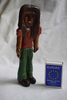Wooden painted figurine