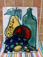 Janaky Viktor glass glazed mural