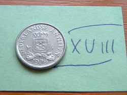 Netherlands Antilles 10 cents 1978 verde: rooster xviii.