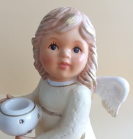 Goebel angyalka gyertyatartóval (14,5 cm)
