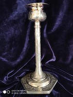 Antique Persian silver plated (silver ???) / Isfahan / candlestick