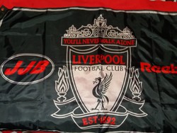 Retro angol LIVERPOOL REEBOK szurkolói foci futball zászló 120 x 72 cm a képek szerint