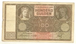 100 gulden 1939 Hollandia