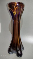 It's worth it now!!! Iridescent thick-walled glass vase