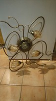German orion art nouveau inspired vintage luxury chandelier / wall lamp xl