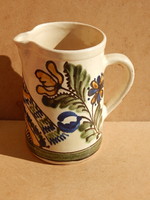 Madaras folk ceramic jug, 17 cm high.