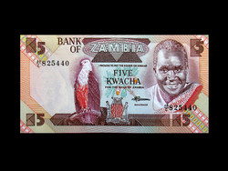 UNC - 5 KWACHA - ZAMBIA - 1980