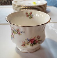 English royal albert porcelain pot moss rose, 13 x 10.5 cm, never used, flawless