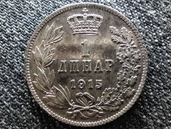 Szerbia I. Péter (1903-1918) .835 ezüst 1 dínár 1915 (id44991)
