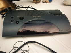 Philips ébresztős asztali rádió dobozában
