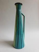 Vase with enamel ears (maybe lampart)