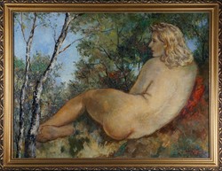 Unknown artist, Female nude