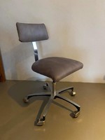 Loft eco leather chair, swivel chair renovated