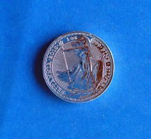 2018 1 uncia .999 ezüst Britinnia - Anglia 2 font  - UNC -  Nagy-Britannia - AG