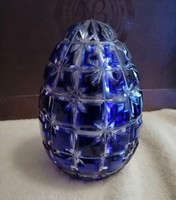 Kobalt kék kristály tojás