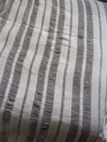 Retro / vintage summer tablecloth 1990. Around / threaded textile tablecloth