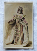 Antique french photo postcard with folies bergere from bruchy