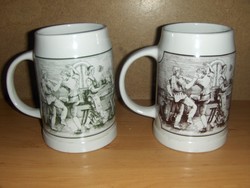 Scenic beer mug in pairs (9 / d)