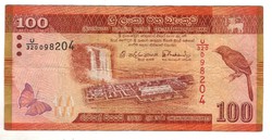 100 rupia 2001 Sri Lanka
