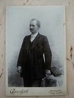 Antik férfi fotó Budapest Goszleth István fényképész