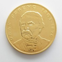 1994 Aranyozott, ezüst 200 Forint Deák Ferenc. BU. (No: 22/110.)