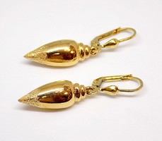 Arany lógós kő nélküli fülbevaló (ZAL-Au101071)