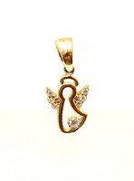 Stony gold angel pendant (zal-auz94600)