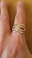 Silver-plated ring size 8 (57)