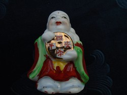 Antique hand painted Chinese wise statuette