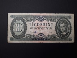 10 Forint 1962 papírpénz - Magyar 10 Ft 1962 papír tízes bankjegy