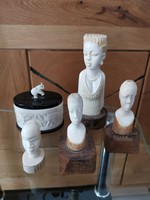 A collection of African bone carvings for sale! (5 pieces)