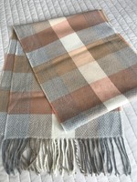 Wool and acrylic blend scarf, 180 x 39 cm, new