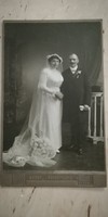 Antik esküvői fotó Rákospalota Borsy Béla fényképész