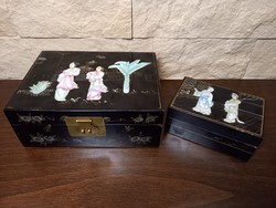 Chinese lacquer boxes c1960