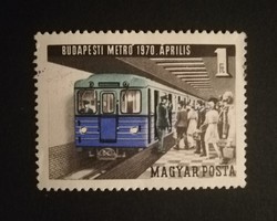1970. Magyarország - Évfordulók-események I. Metró postatiszta önálló érték