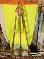 Large 2 meter Viennese baroque hand-carved painting stand, also suitable as a painting holder
