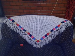 Vintage handmade crochet scarf