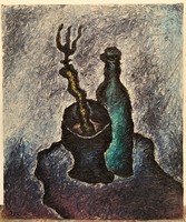 Russian or Ukrainian painter (see signature) A. Ivanov Still Life painting with Original Guarantee!