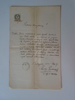 Za392.7 Old document budapest 1885 - István Máthé (Kubölkút) Szabó Szabó (Starling)
