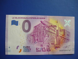 France 0 euros 2020 v2 rocket! Rare memory paper money! Unc!