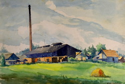 Bernát János (1910 - 1964) rural brick burner 1933