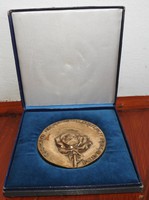 Toth-sandor-bronze-plaque-for-csongrad-county-veterinary-service